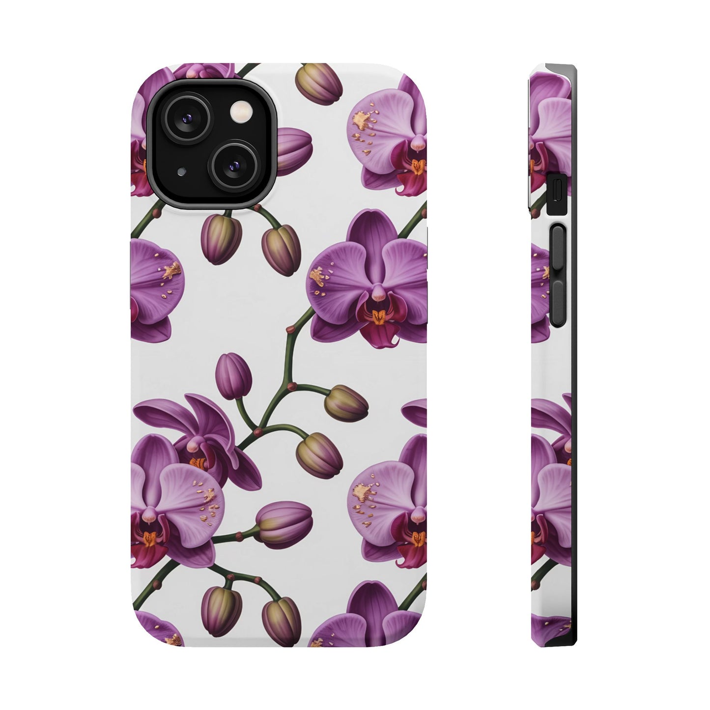 Purple Orchid Design iPhone Tough Case