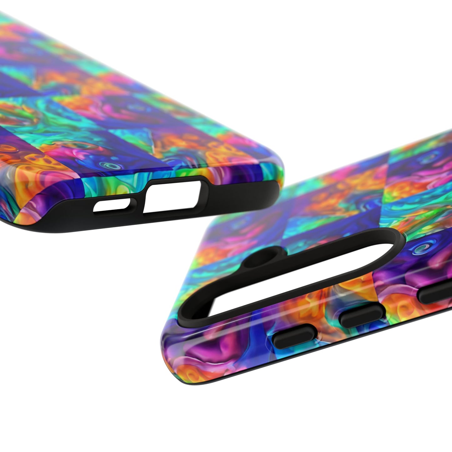 Abalone Swirl Samsung Phone Case — Glowing Shell Design
