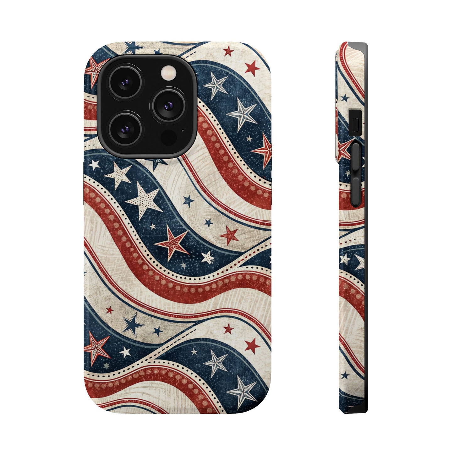 Vintage Patriotic Inspired Ribbon iPhone Case
