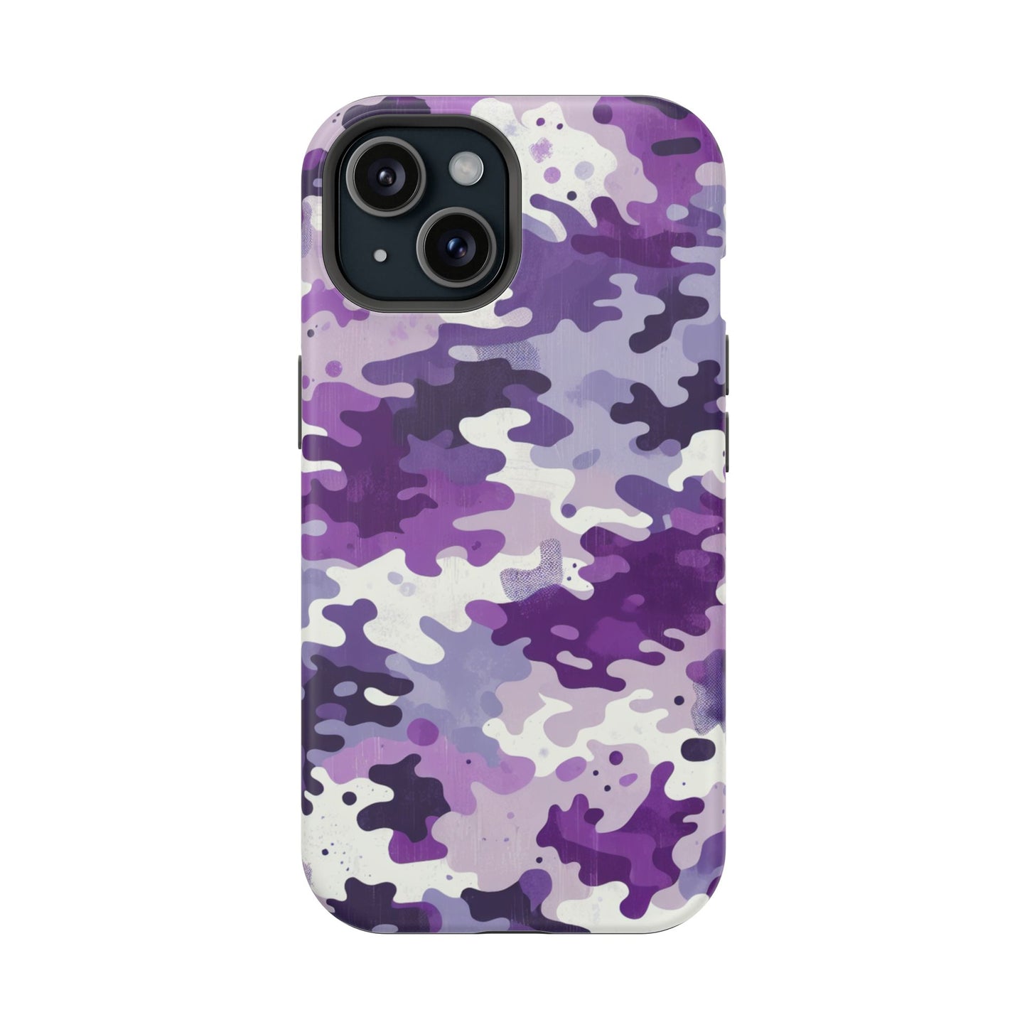 Purple Camouflage Design iPhone Tough Case -