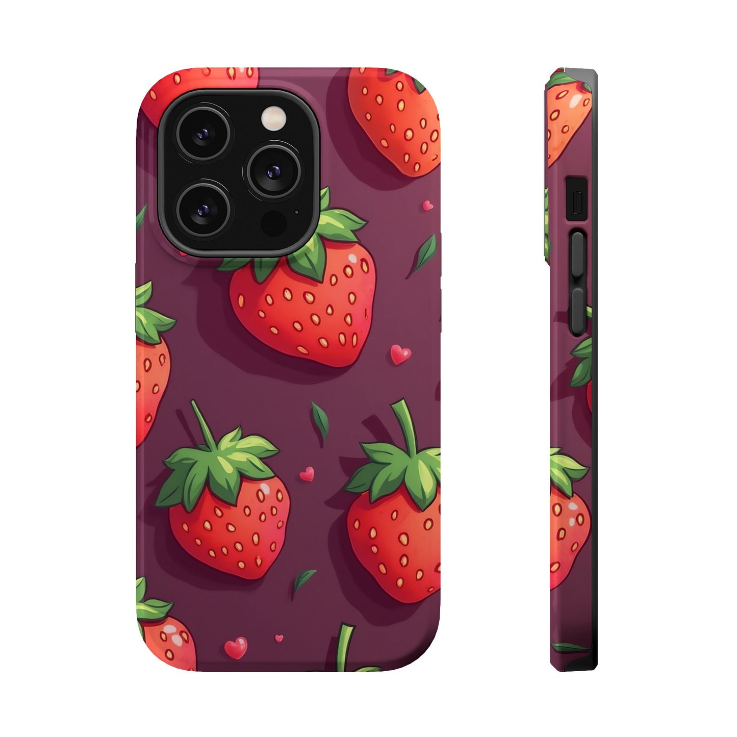 Strawberry Design iPhone Tough Phone Case