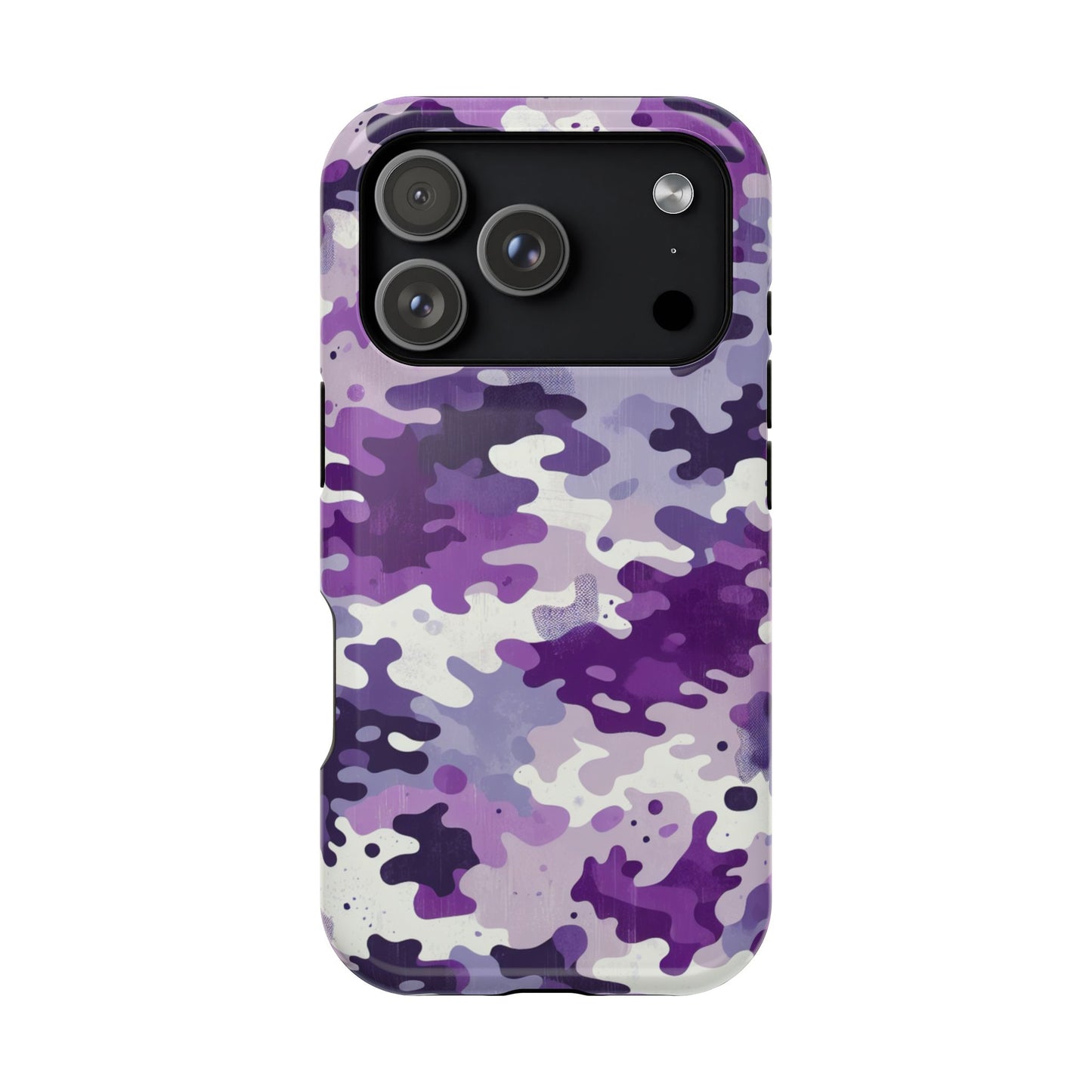 Purple Camouflage Design iPhone Tough Case -