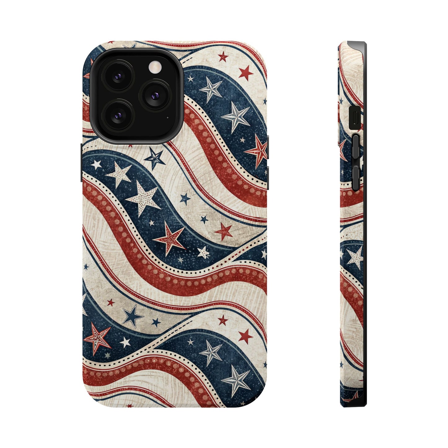 Vintage Patriotic Inspired Ribbon iPhone Case