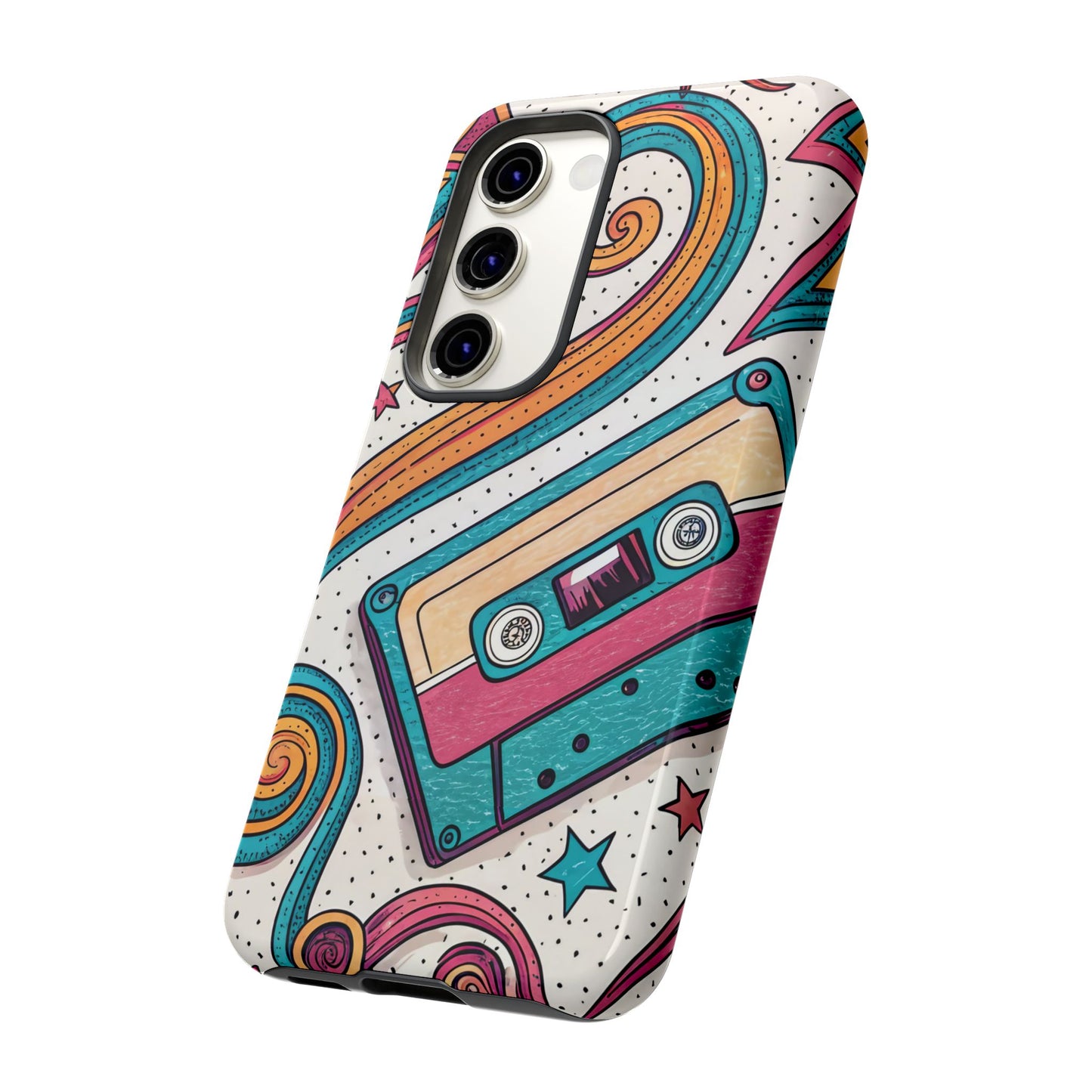 Retro Cassette Samsung Tough Phone Case