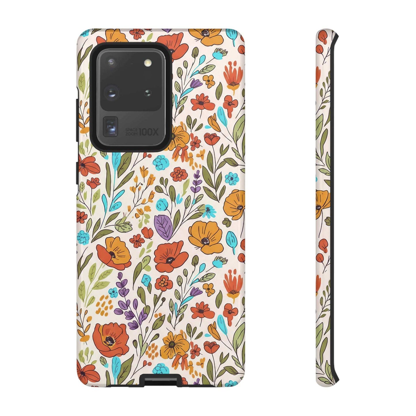 Floral Drawing Inspire Samsung Phone Case