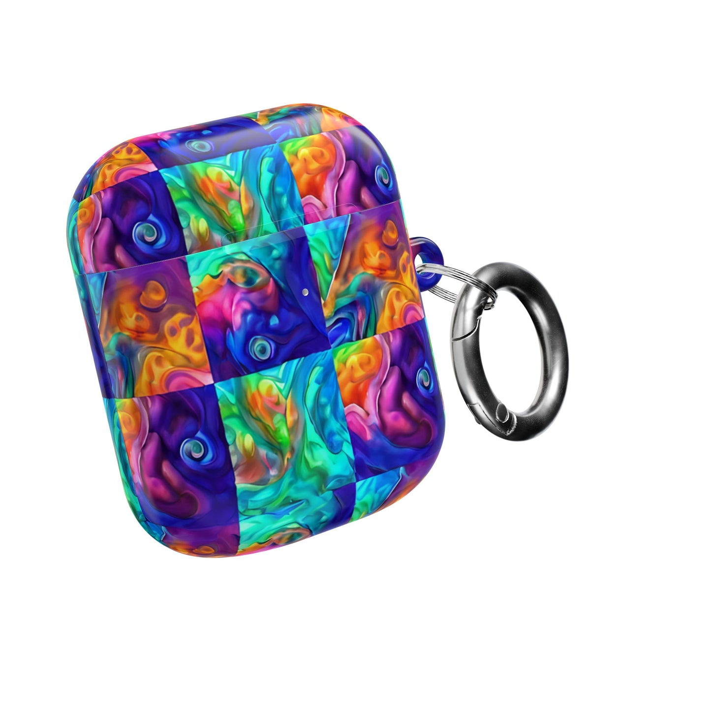 Abalone Swirl AirPod Case — Glowing Shell Protective Cover