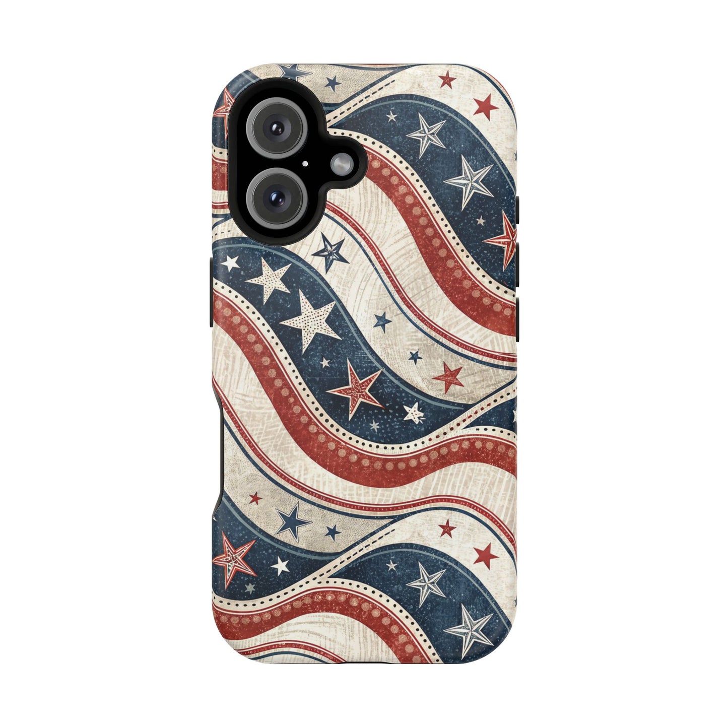 Vintage Patriotic Inspired Ribbon iPhone Case