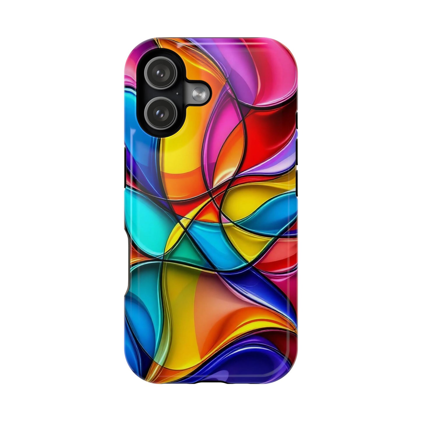 Rainbow Pride Art Design iPhone Tough Case