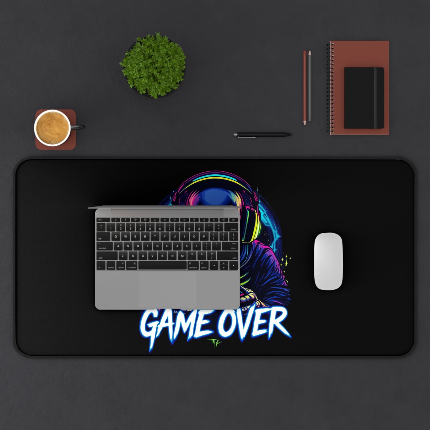 Game Over Themed Desk Mat