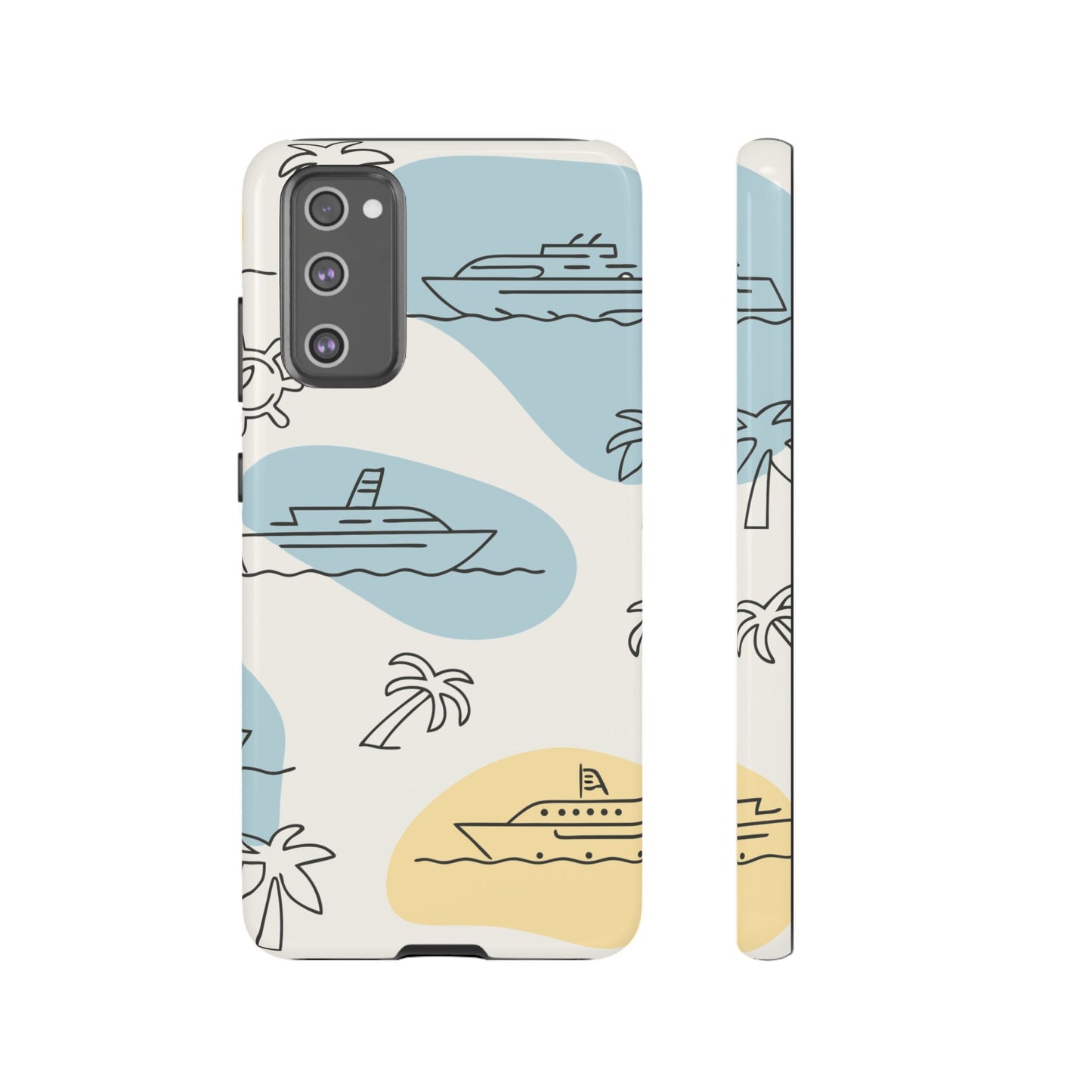 Retro Cruise Vacation Samsung Tough Phone Case