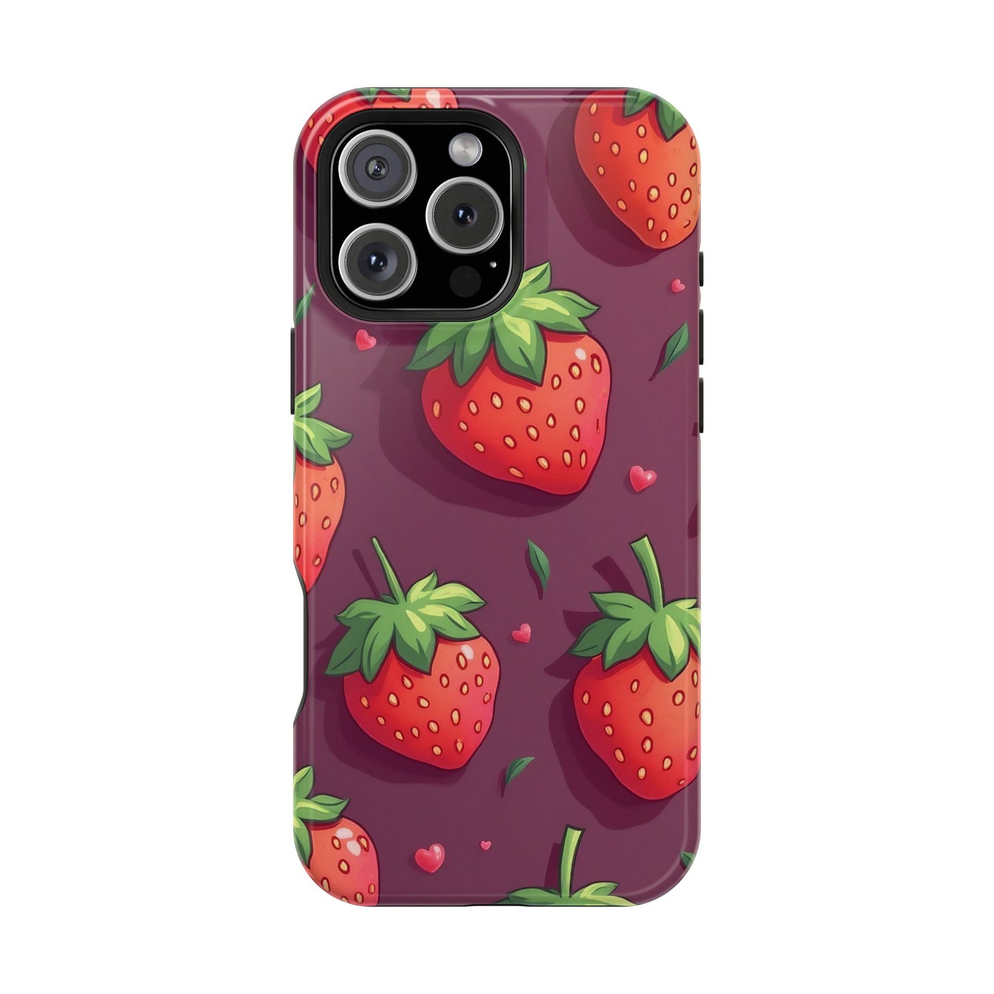 Strawberry Design iPhone Tough Phone Case
