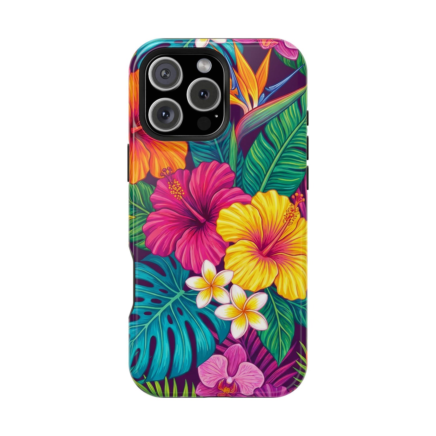 Vibrant Tropical iPhone Tough Case — Magnetic Impact-Resistant
