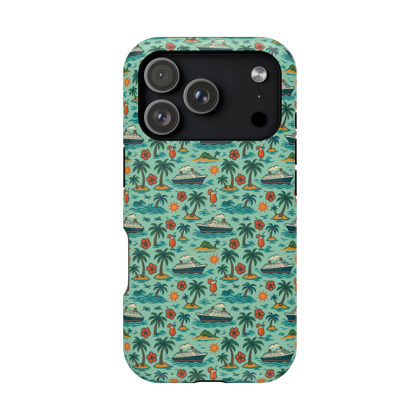 Tropical Cruise Tough iPhone Case