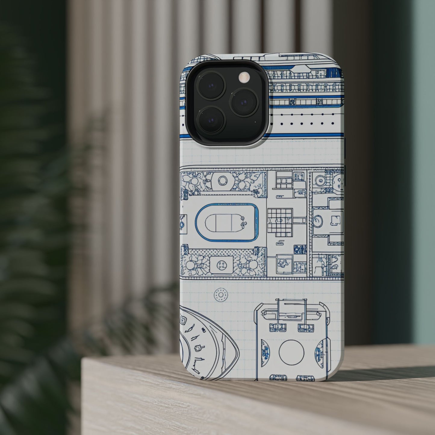 Cruise Ship Design Inspired iPhone Tough Case