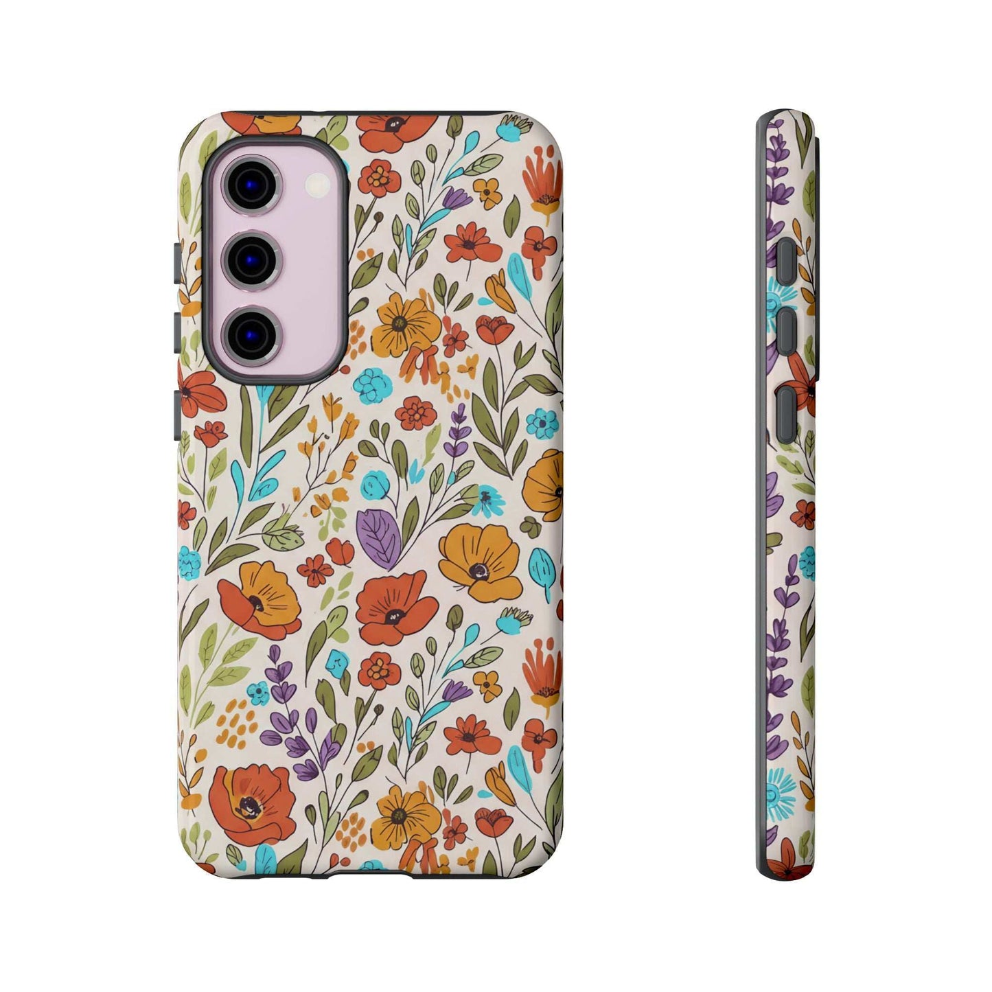 Floral Drawing Inspire Samsung Phone Case