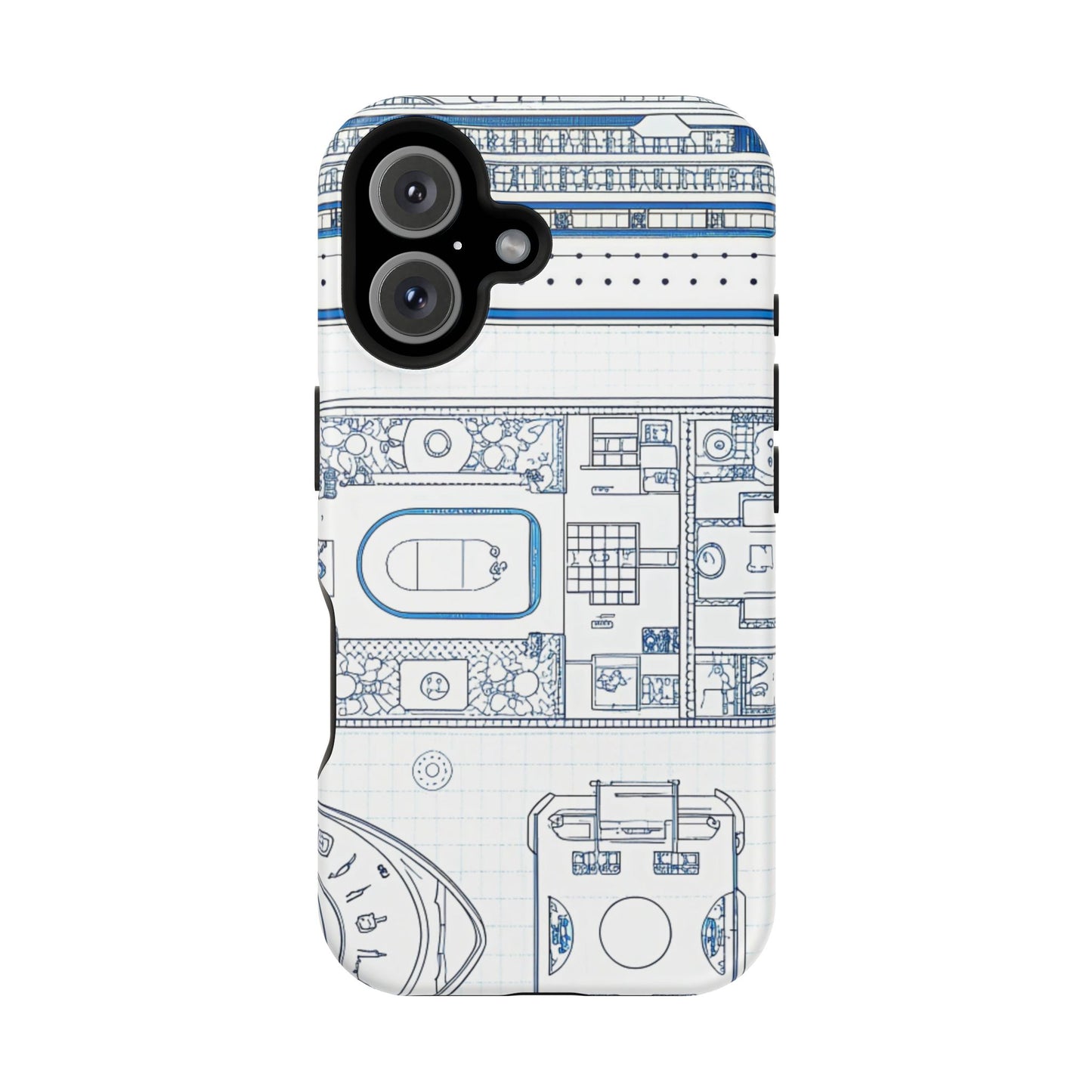 Cruise Ship Design Inspired iPhone Tough Case