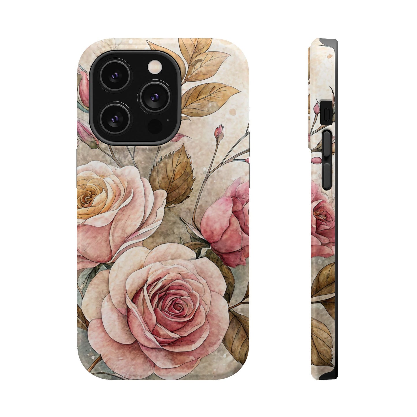 Vintage Rose iPhone Tough Case