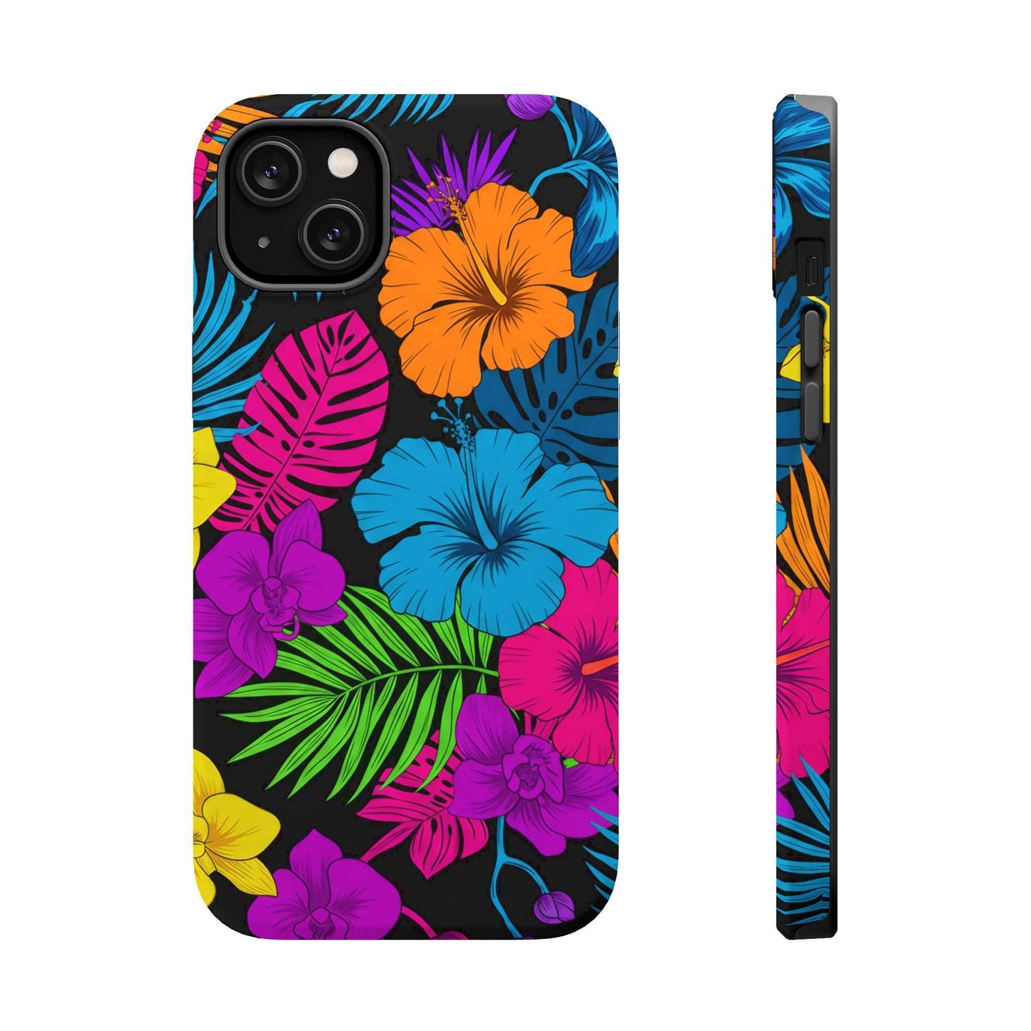 Modern Tropical Floral Design iPhone Case