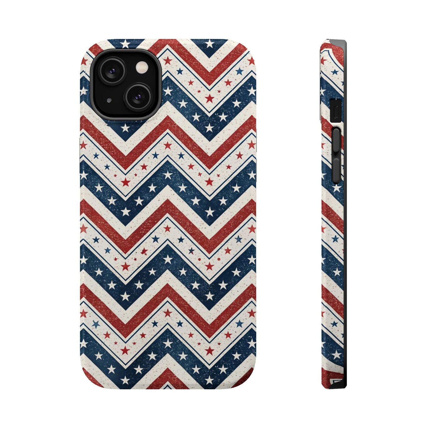 iPhone Tough Case - Vintage Stars and Stripes Design