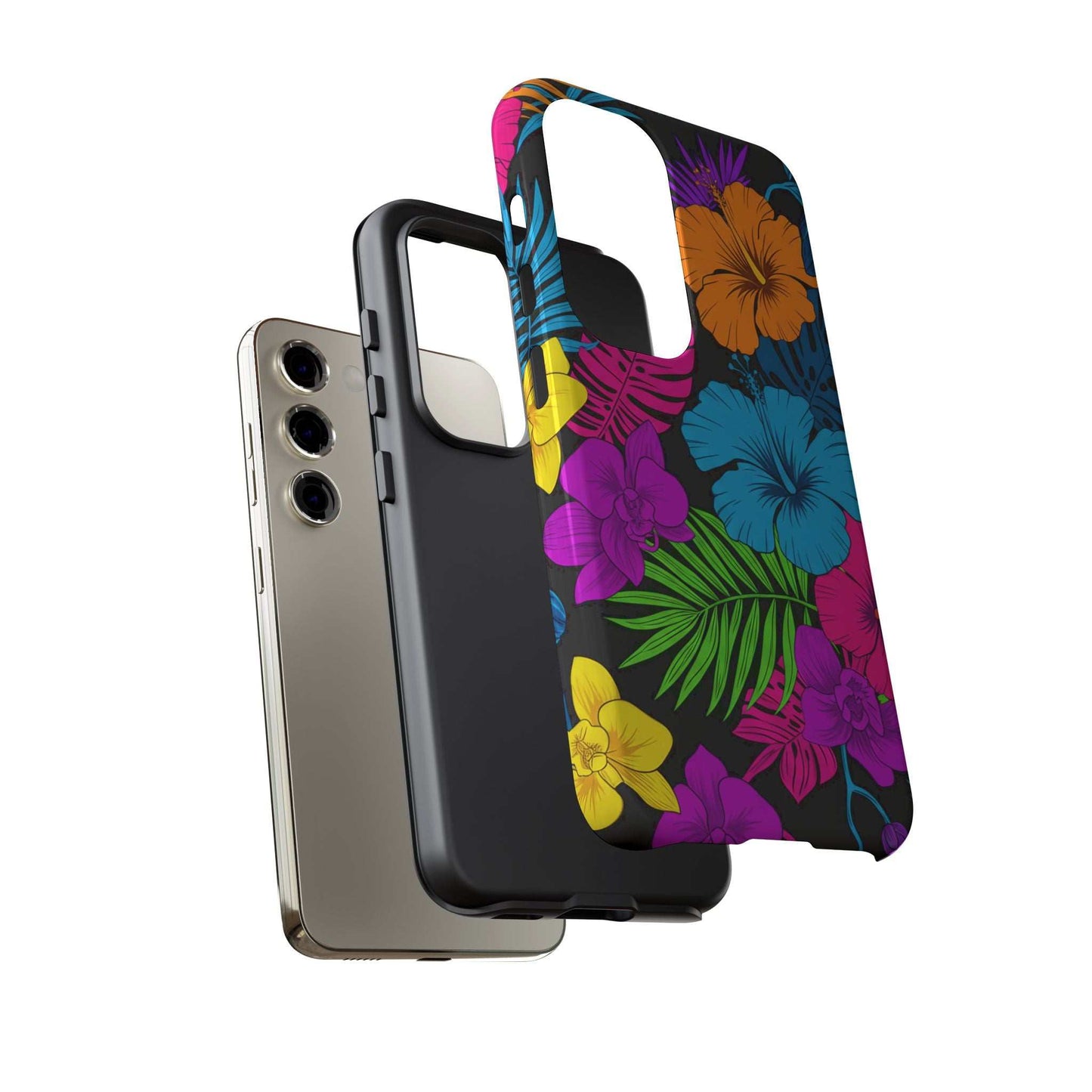 Modern Tropical Floral Design Samsung Phone Case