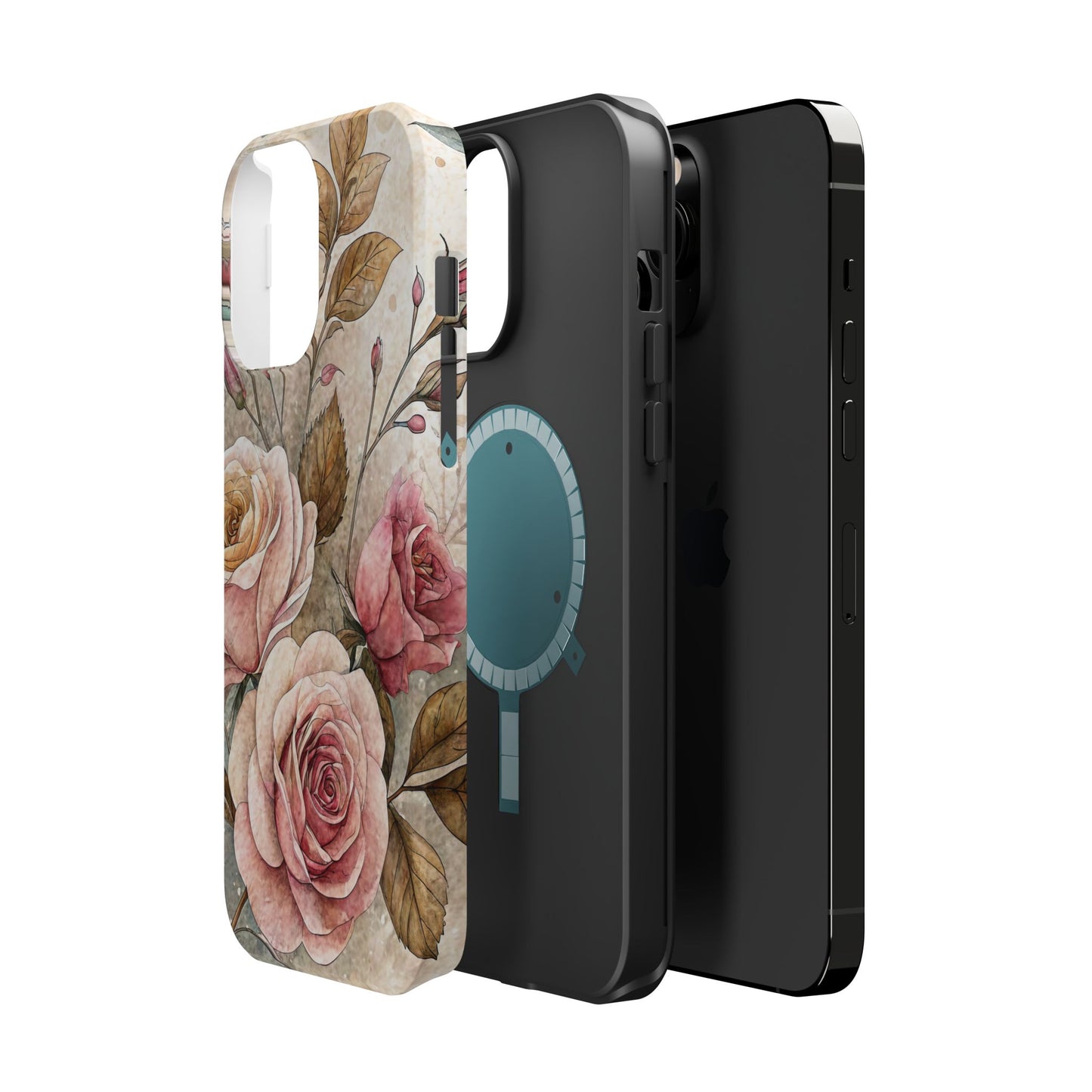 Vintage Rose iPhone Tough Case