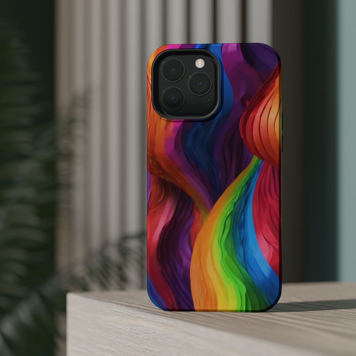 Rainbow Waterfall iPhone Tough Case