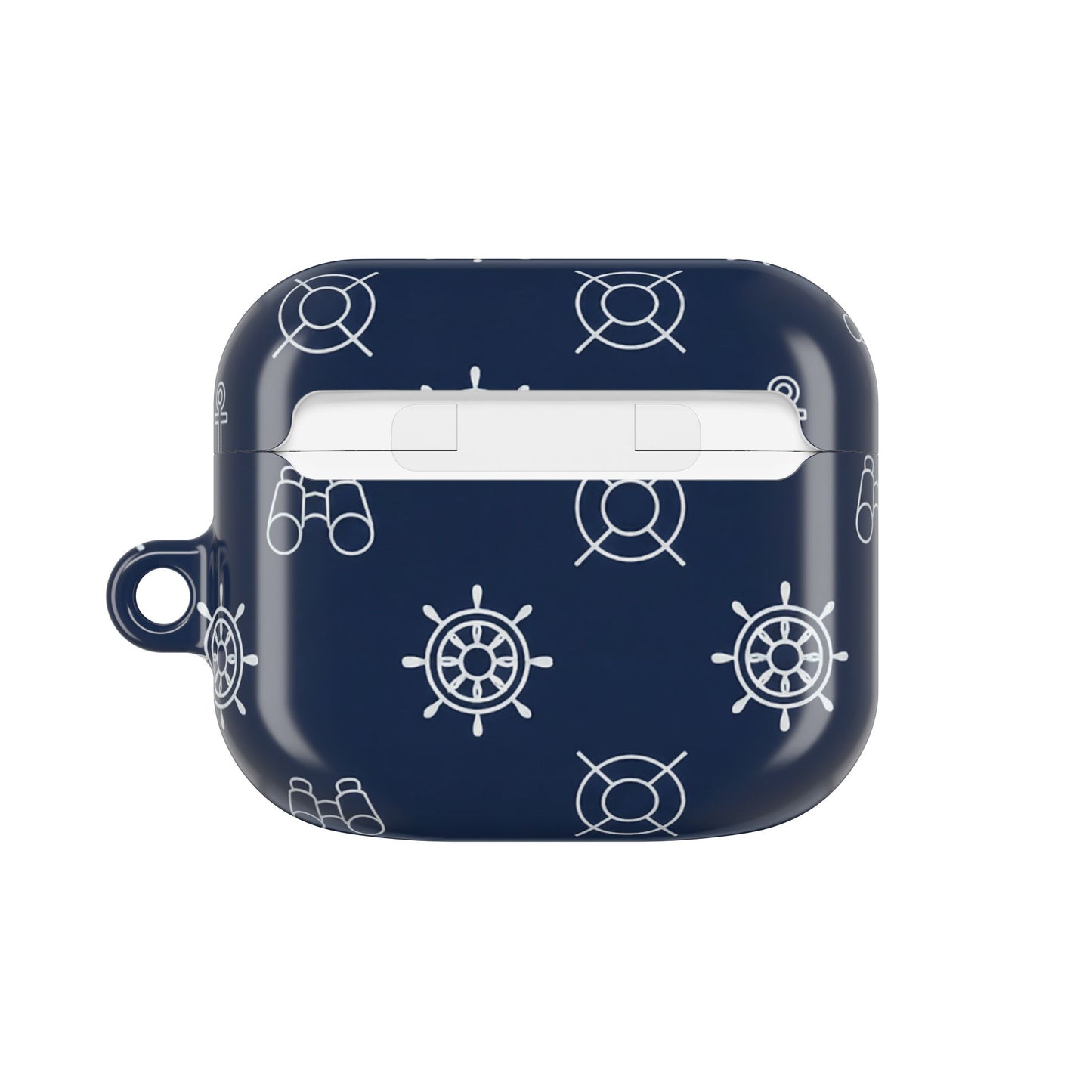 Nautical-Inspired Sleek AirPod Case — Stylish Marine Design for Music Lovers