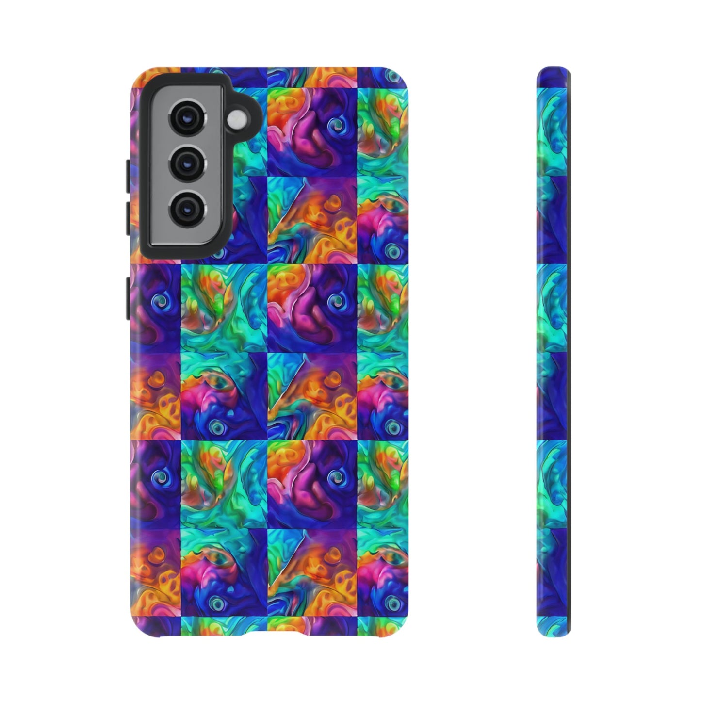 Abalone Swirl Samsung Phone Case — Glowing Shell Design