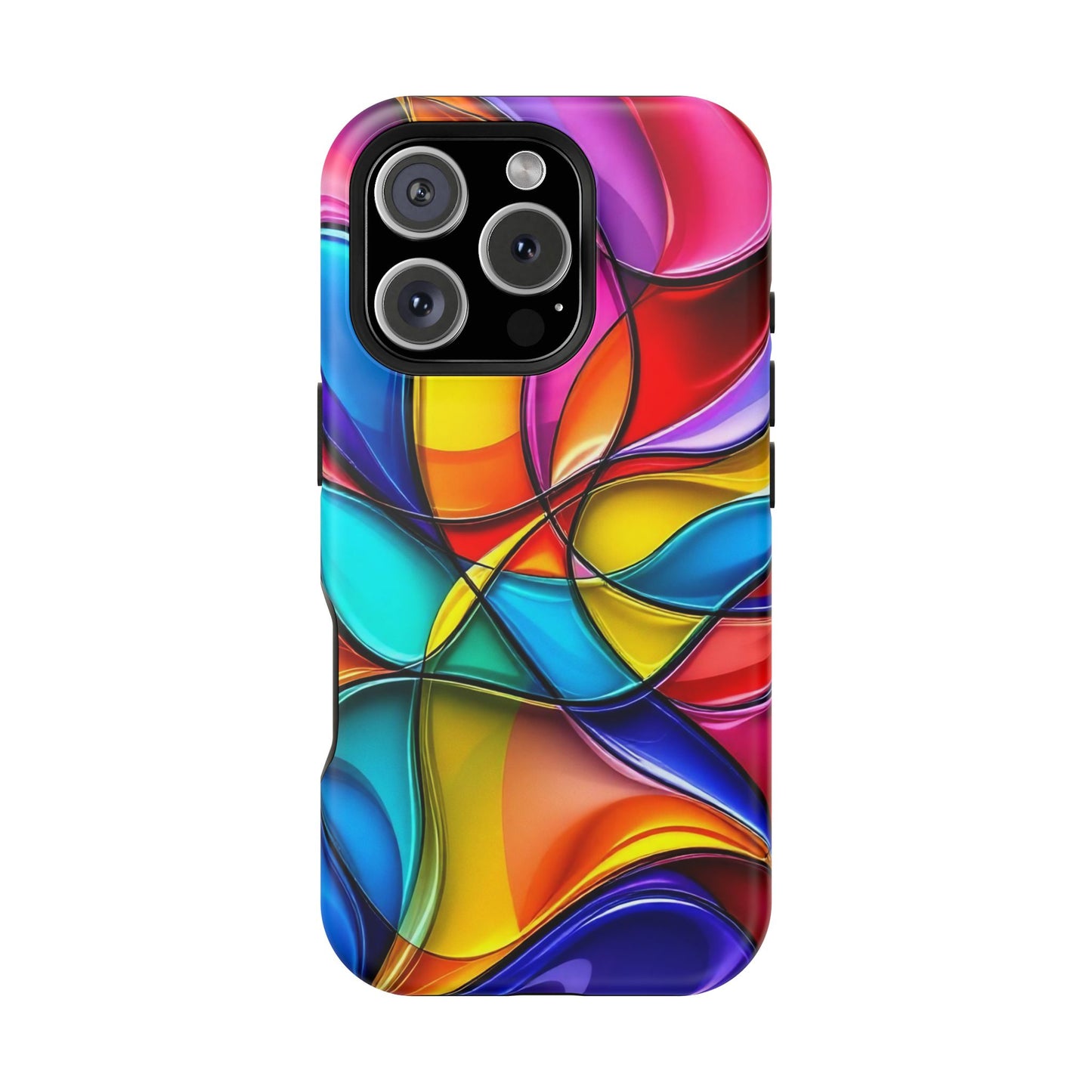 Rainbow Pride Art Design iPhone Tough Case