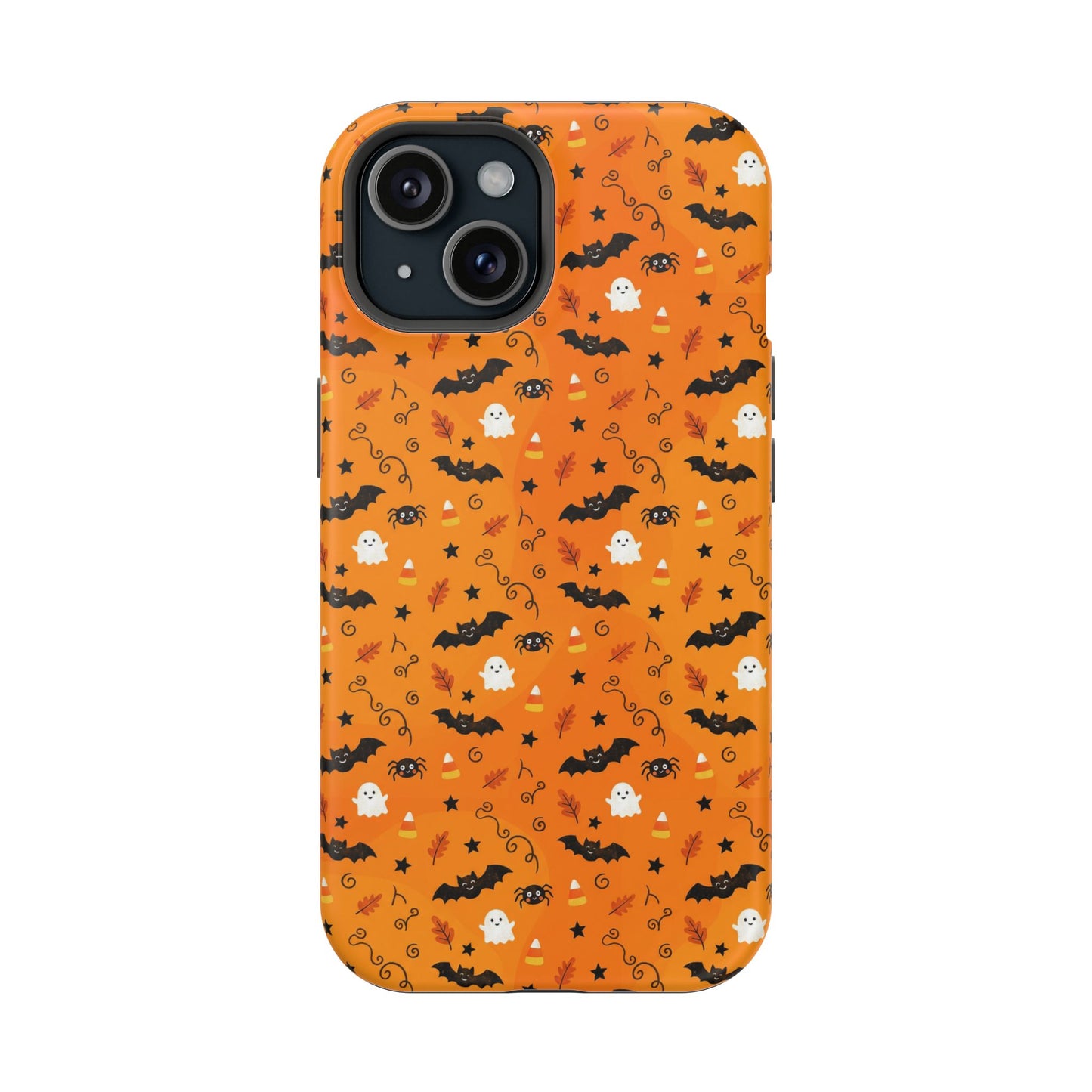 Boo-tiful Halloween Bat & Ghost iPhone Case