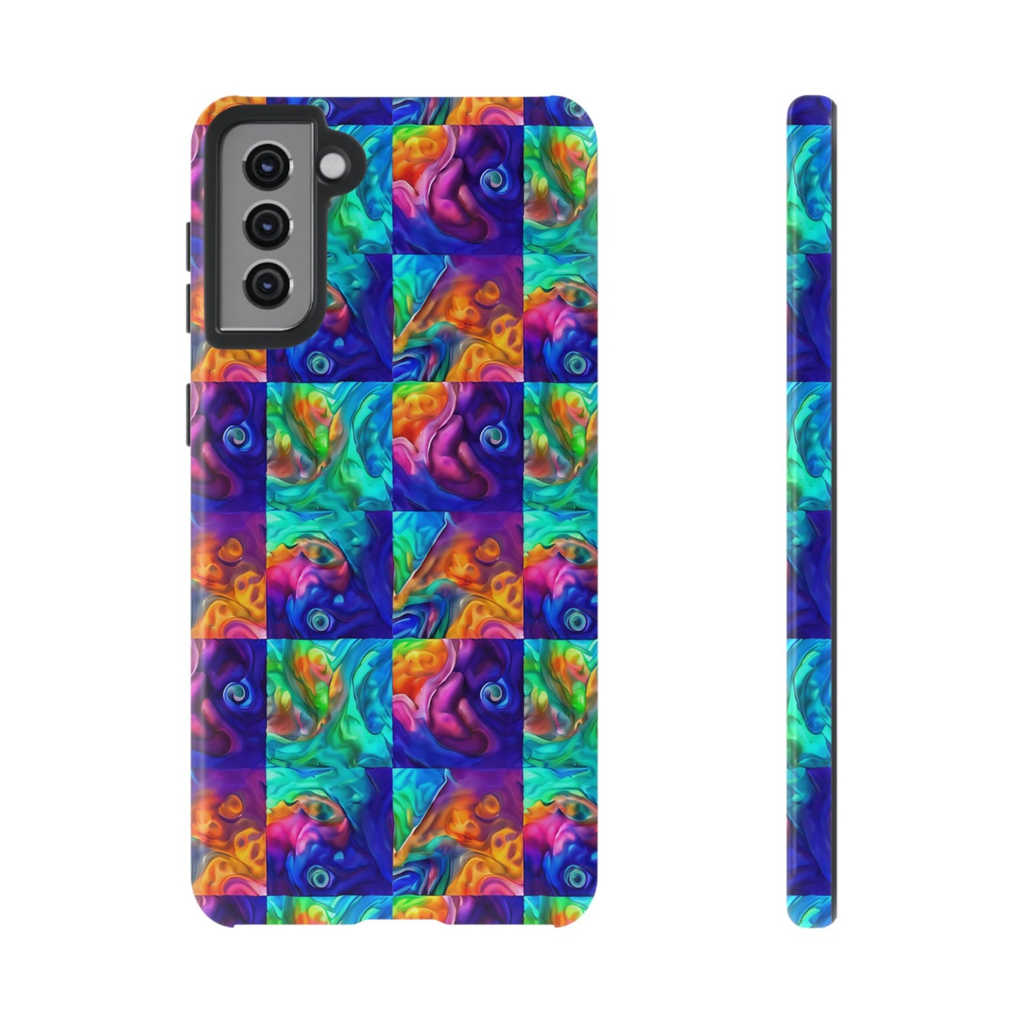 Abalone Swirl Samsung Phone Case — Glowing Shell Design