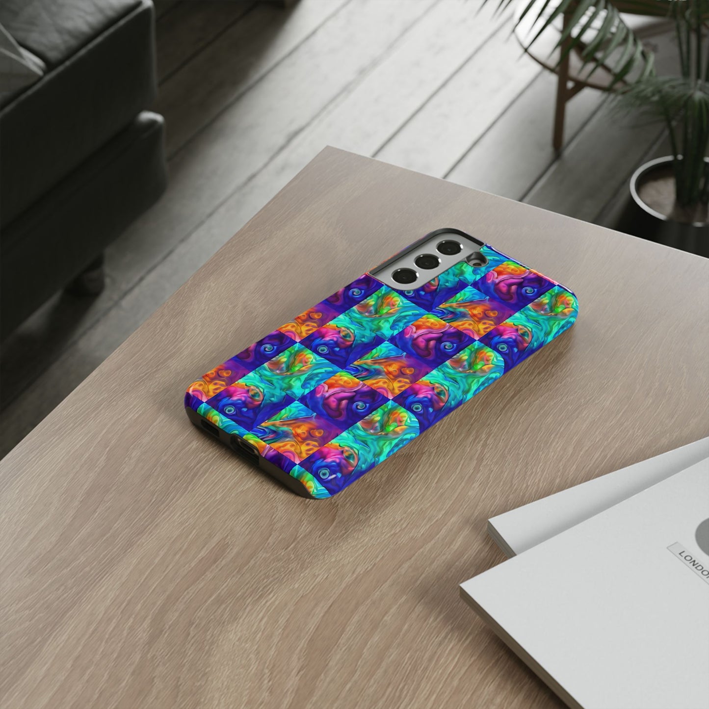 Abalone Swirl Samsung Phone Case — Glowing Shell Design