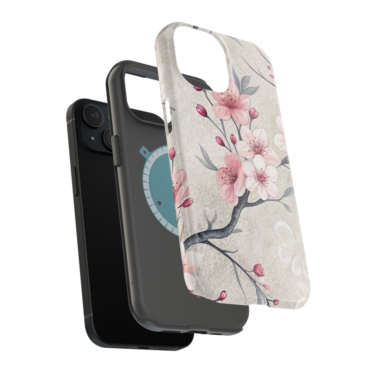 Japanese Cherry Blossom Magnetic iPhone Tough Cases