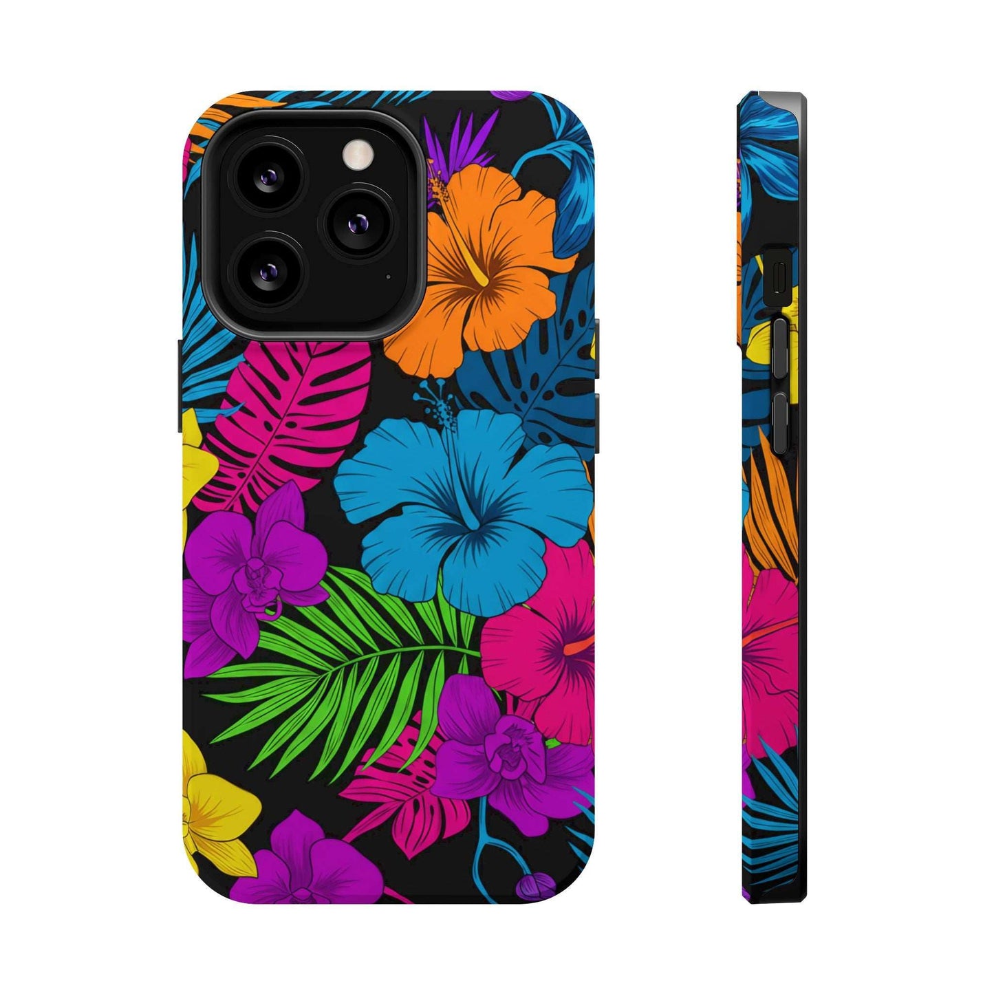 Modern Tropical Floral Design iPhone Case