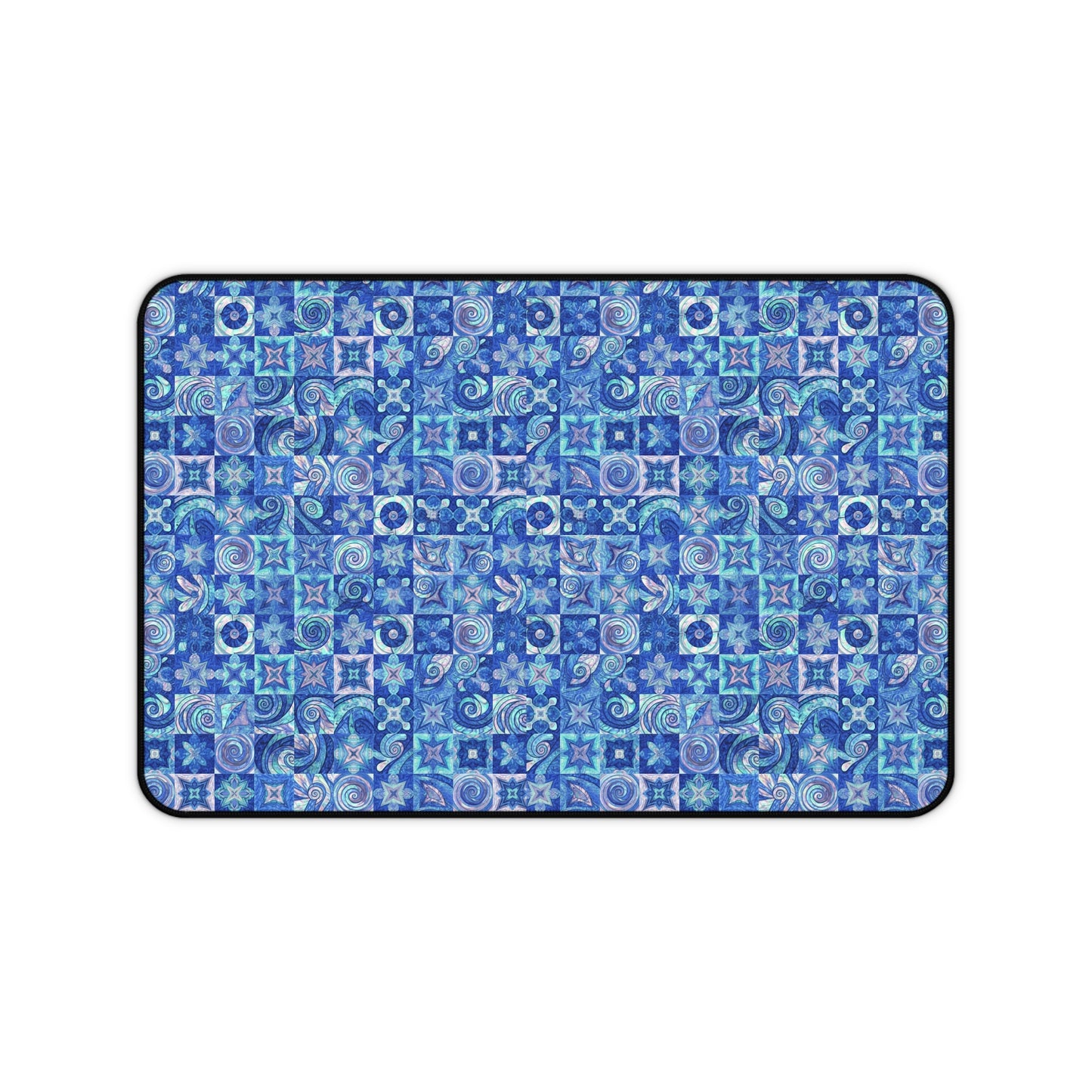 Blue Sea Inspired Desk Mat — Ocean Wave Mouse Pad