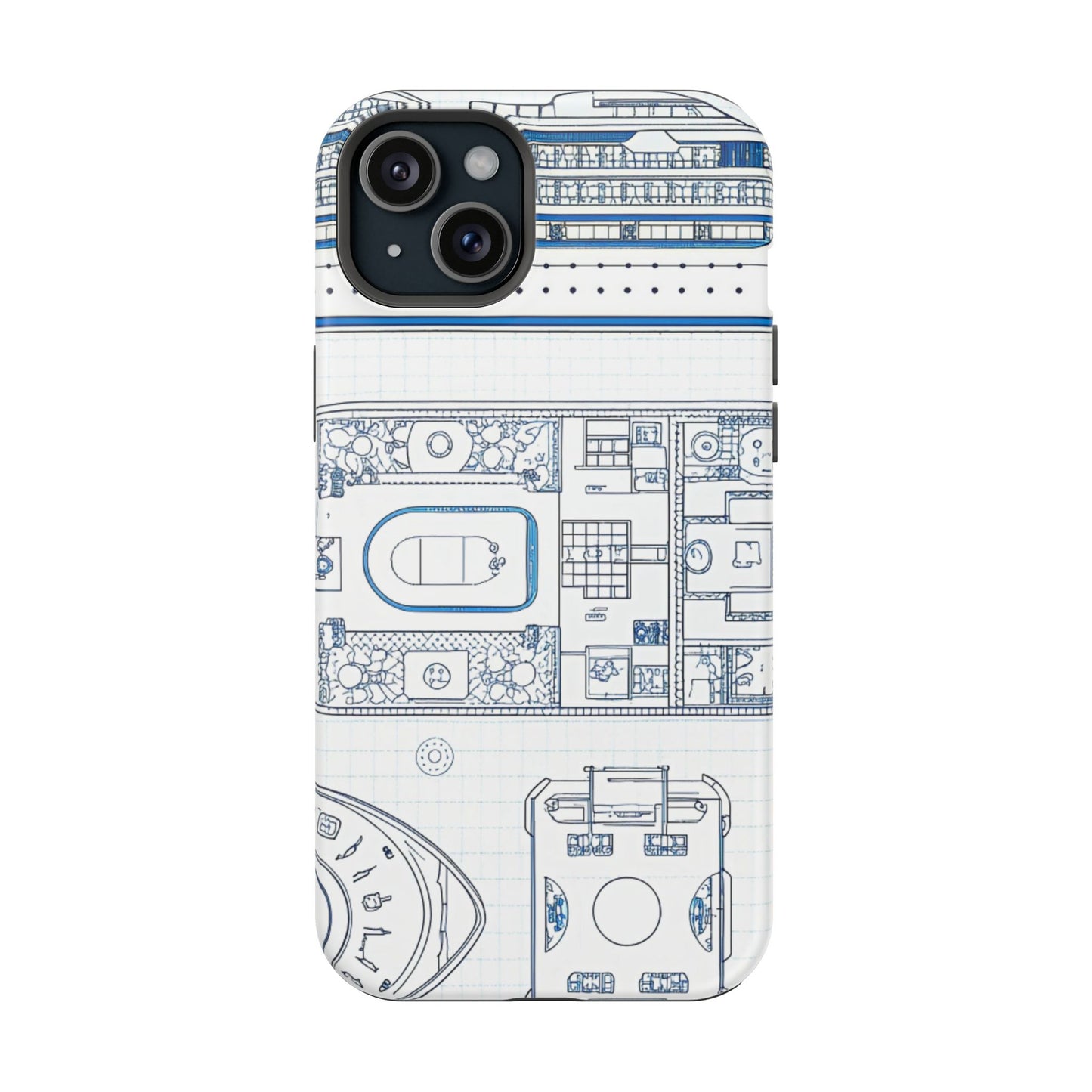 Cruise Ship Design Inspired iPhone Tough Case