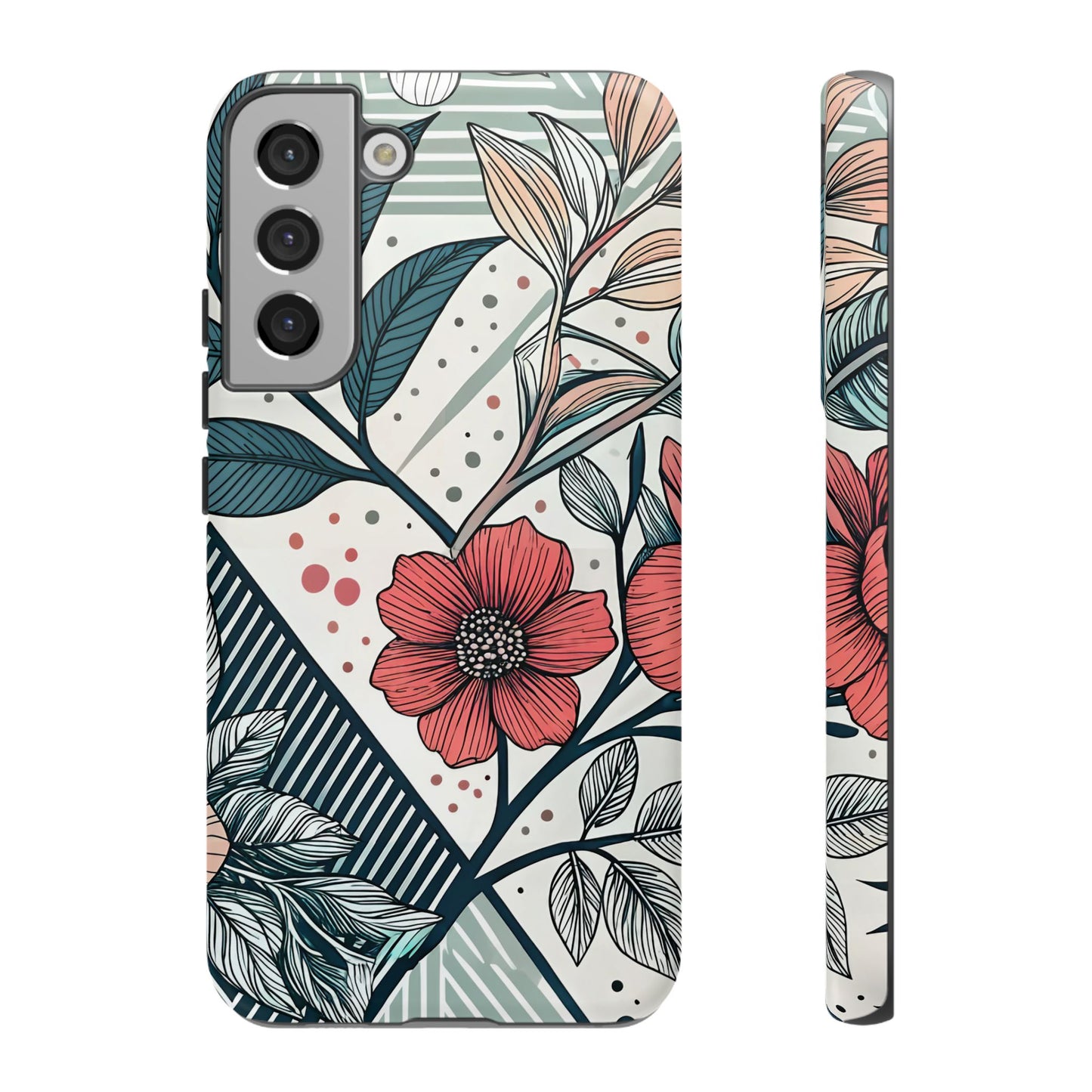 Geometric Flower Samsung Case