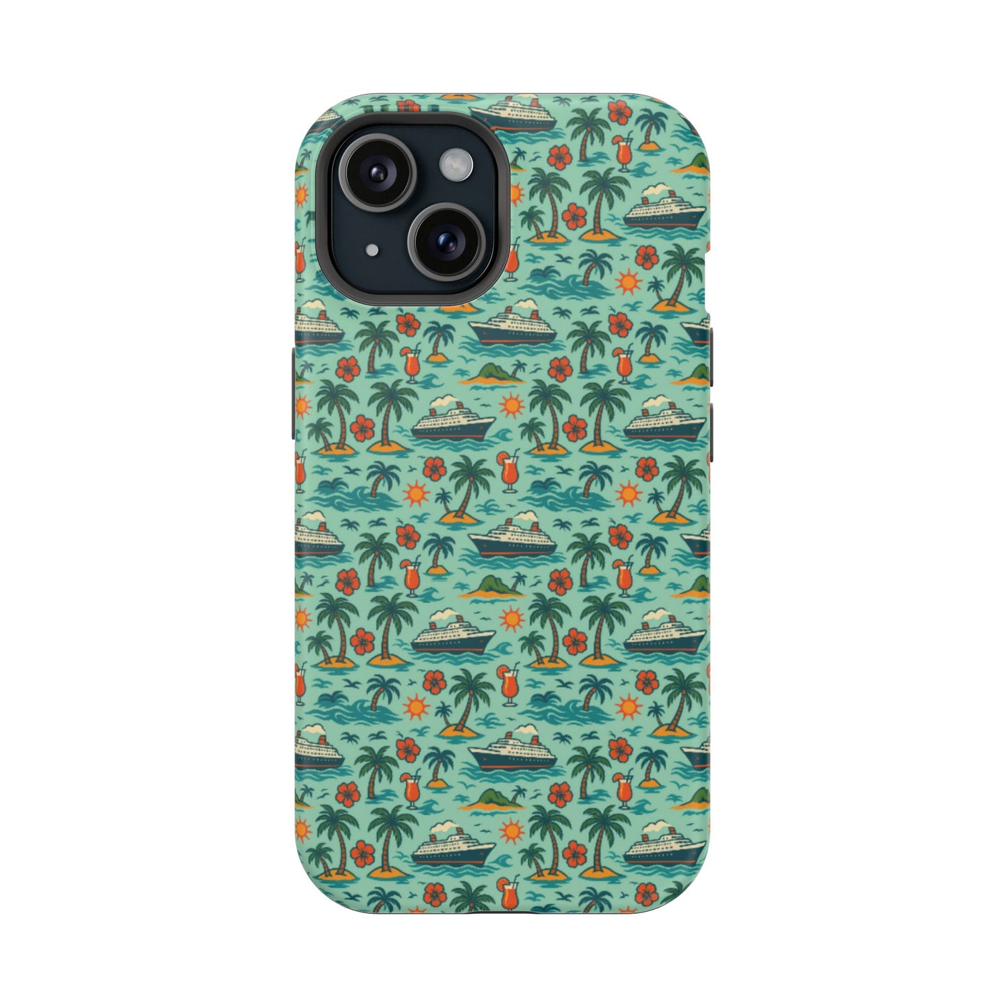 Tropical Cruise Tough iPhone Case