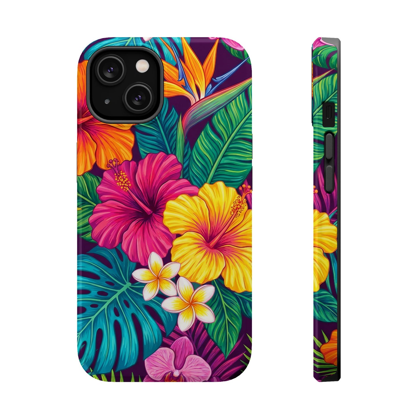Vibrant Tropical iPhone Tough Case — Magnetic Impact-Resistant