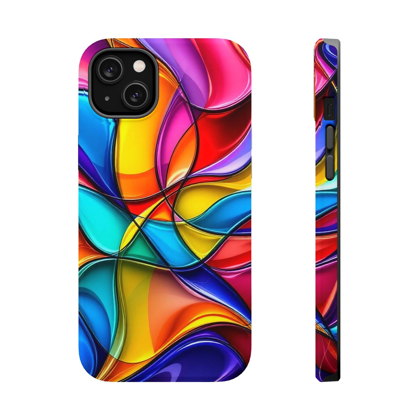 Rainbow Pride Art Design iPhone Tough Case