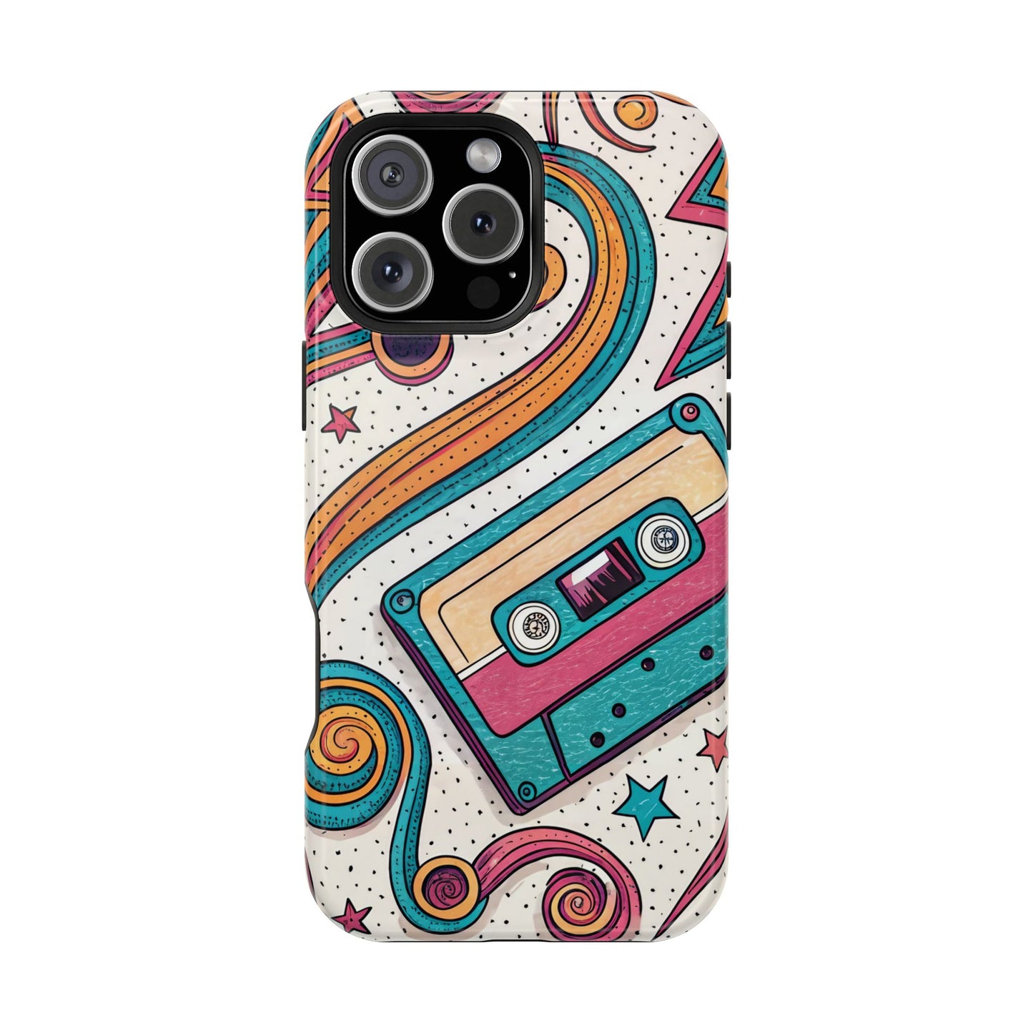 Retro Cassette Design iPhone Tough Case