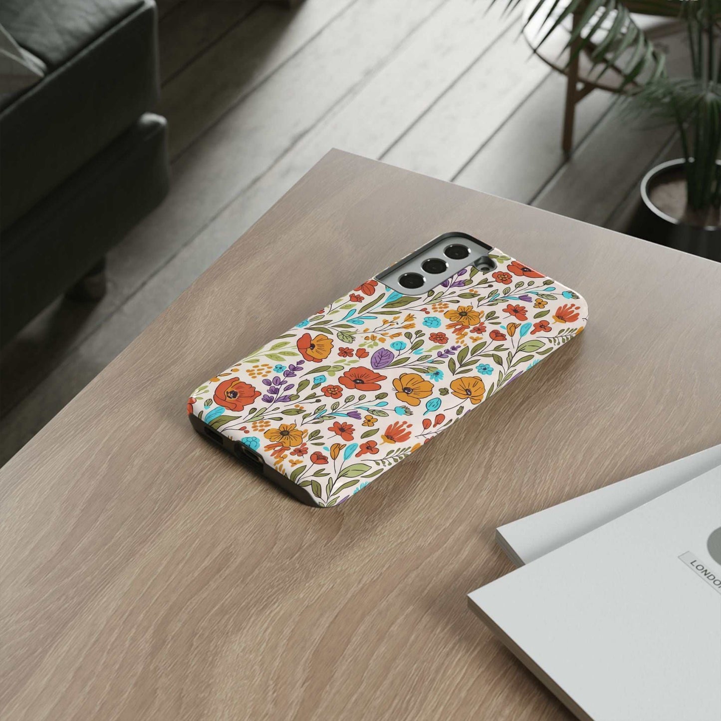 Floral Drawing Inspire Samsung Phone Case