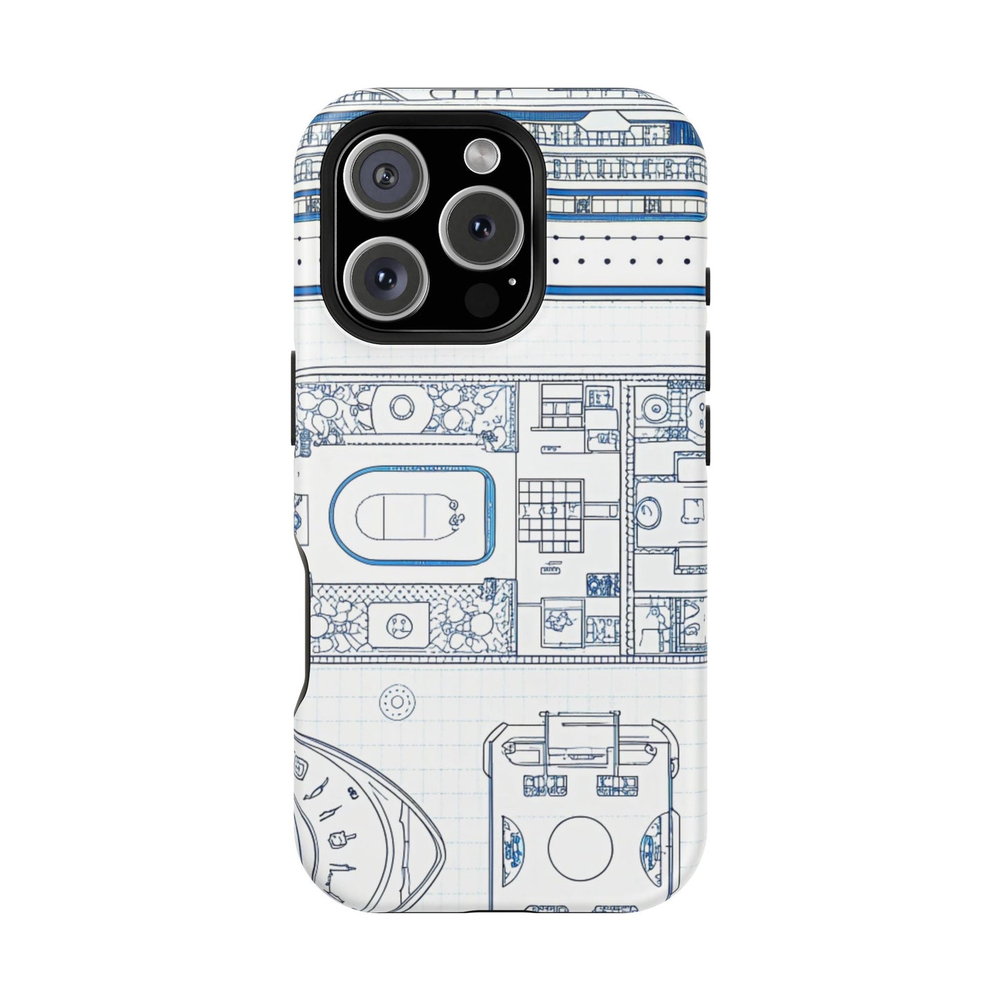 Cruise Ship Design Inspired iPhone Tough Case